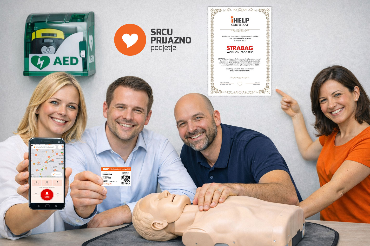 Večja varnost zaposlenih doma in na poti