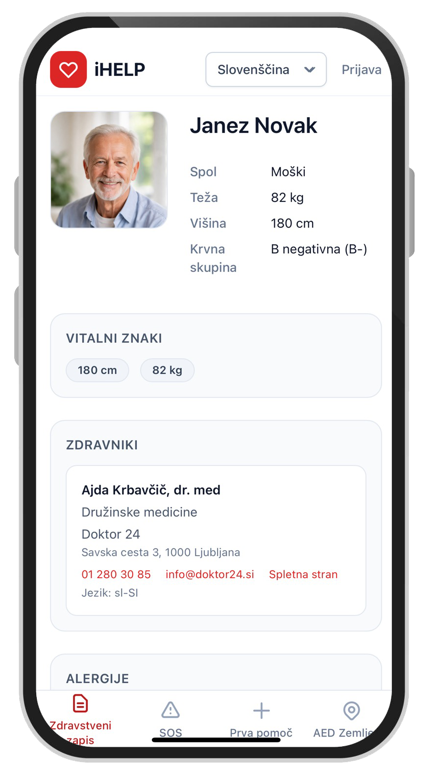 Zdravstveni podatki