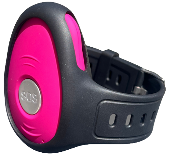 iHELP GPS SOS Button – pink